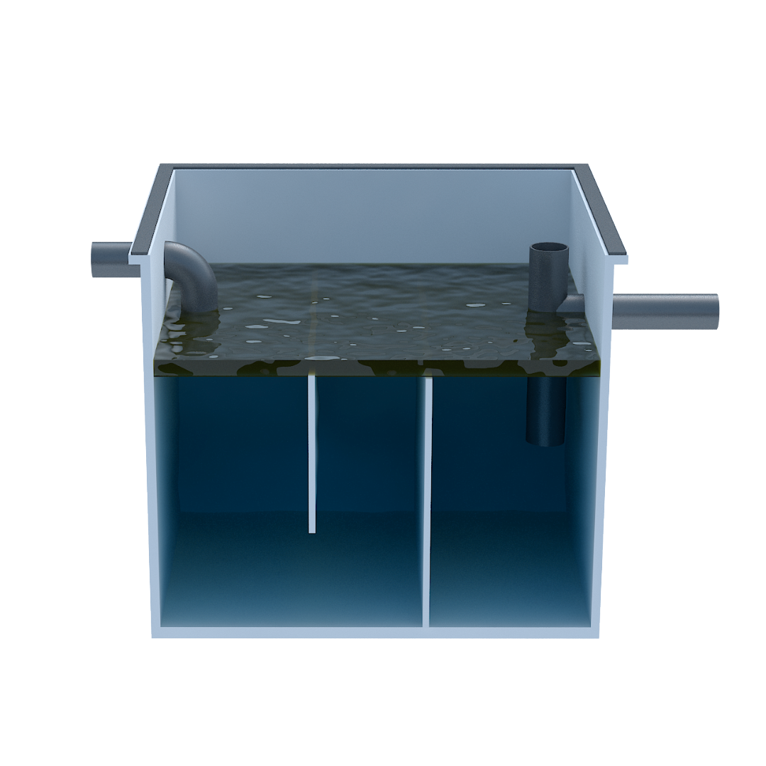 Trampas de grasas bajo lavatrastos
