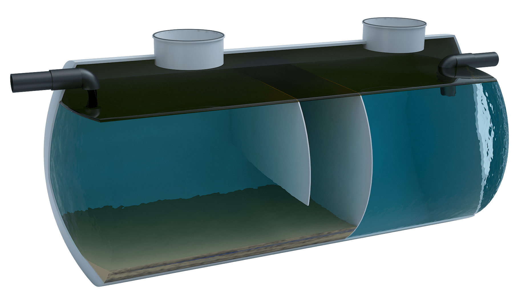 Trampa de grasas para enterrar